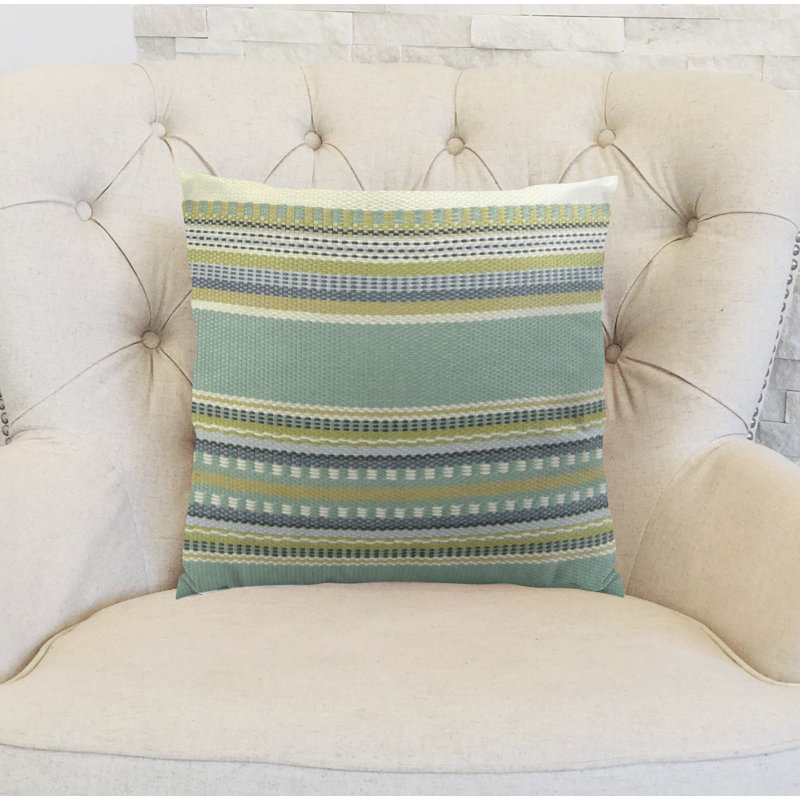 Coussin Chic Stripe, 18 po x 18 po