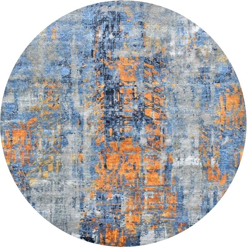 Bruyere Oriental Indoor Rug, Round 8'