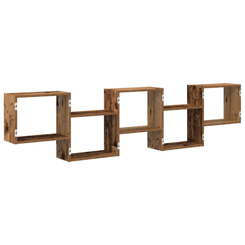 10-9 Cube Shelf, Reclaimed Wood
