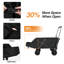 Chariot pliant pour chien avec arrière extensible