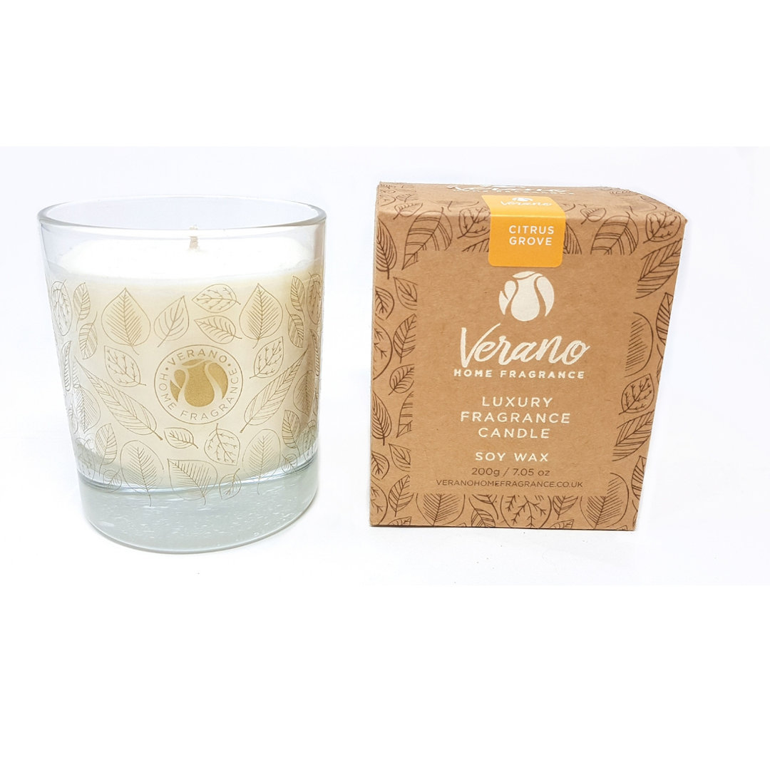 Citrus Grove Scented Jar Candle