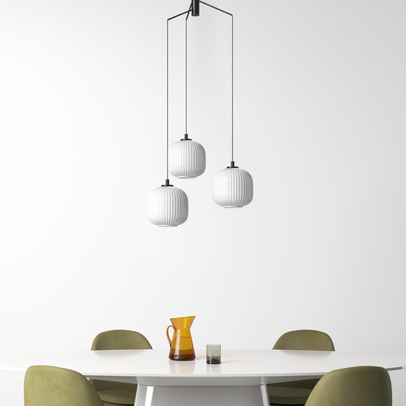 Paka 3 - Light Black Cluster Pendant
