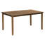 6 tables de salle à manger pour la famille, 4 chaises et banc en cerisier naturel-60506534-60506537-60506536