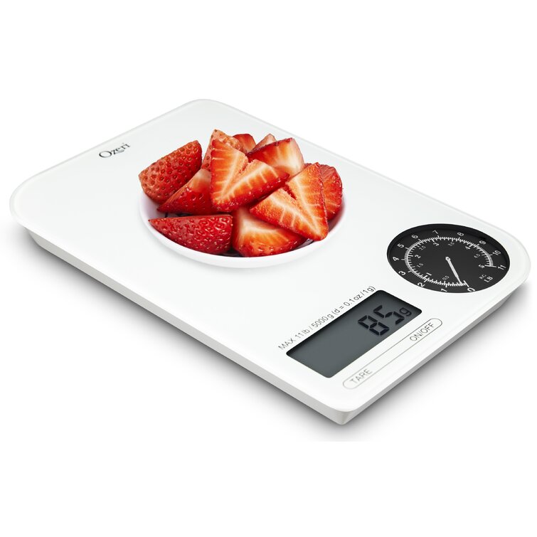 Ozeri Touch III Baker's Kitchen Scale with Calorie Counter - Tempered  Glass, Red