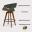 Tabouret de comptoir pivotant 26 po Joeanne-943173917
