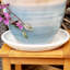 Ensemble de 2 pots à fleurs ronds en céramique émaillée - convient aux jardinières 7 "- perle-897659748-851922034
