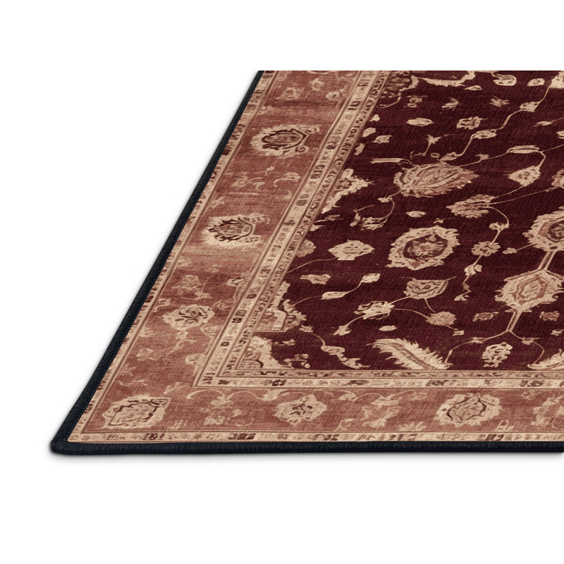 Tapis brun lavable à la machine, Rectangle 2 pi x 3 pi