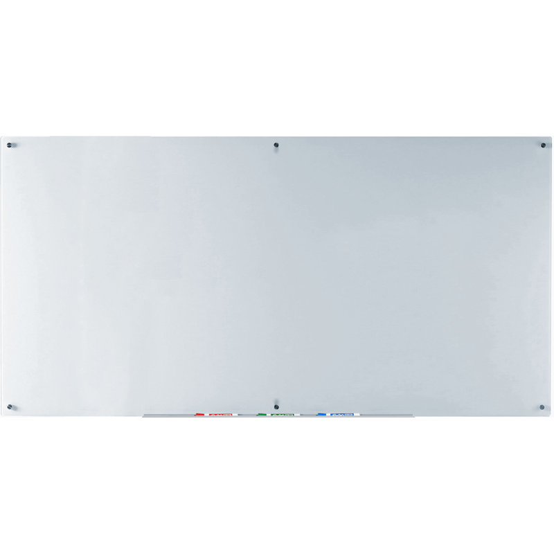 Audio-Visual Direct Non-Magnetic Glass Dry-Erase Board, 36" x 72"