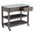 Delicia Kitchen Cart with Gray Base-1628730676