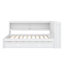Lit de jour avec tablettes de rangement, USB, DEL et lit gigogne-291464034