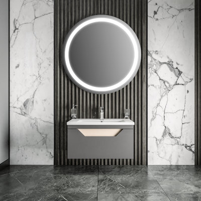 Jakiyra 26'' Single Bathroom Vanity with Ceramic Top