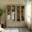 74" Display Cabinet With Glass Doors