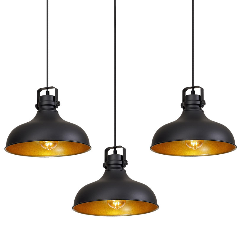 Dashiell 3 - Light Single Pendant, Black