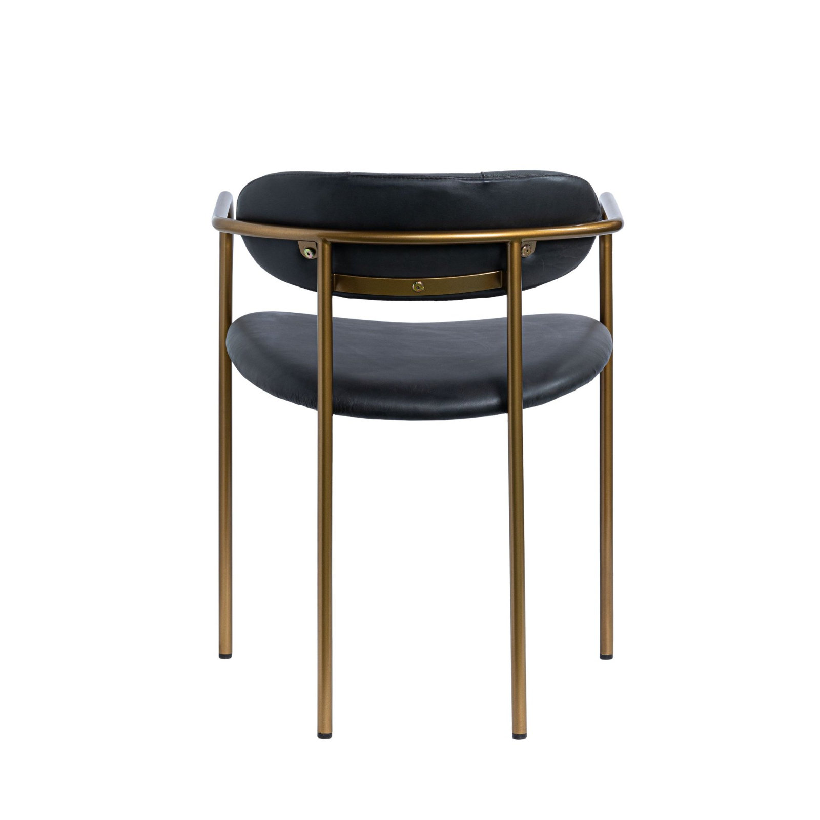 Belarus Dining Armchair, Gold, Black