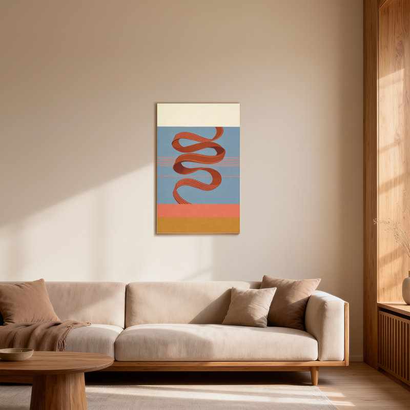 Abstrait abstrait, H 18 po x l 12 po
