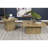 Exeter Mango Square  Coffee Table Set