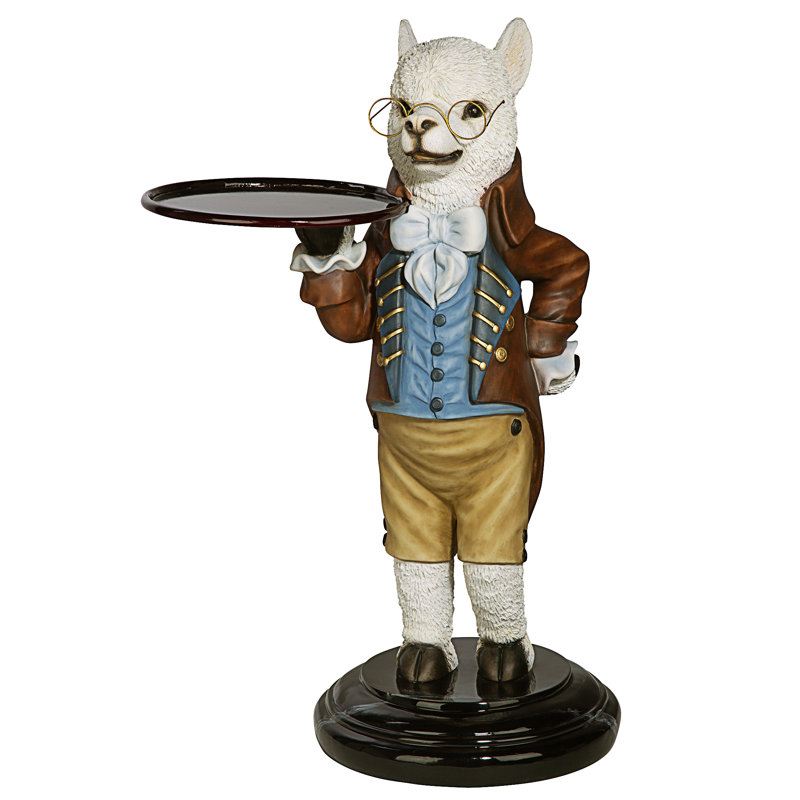 Alfred the Alpaca Butler Sculptural Table