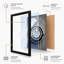 Latte Art Study Modern - Framed Print-606978210-606978208