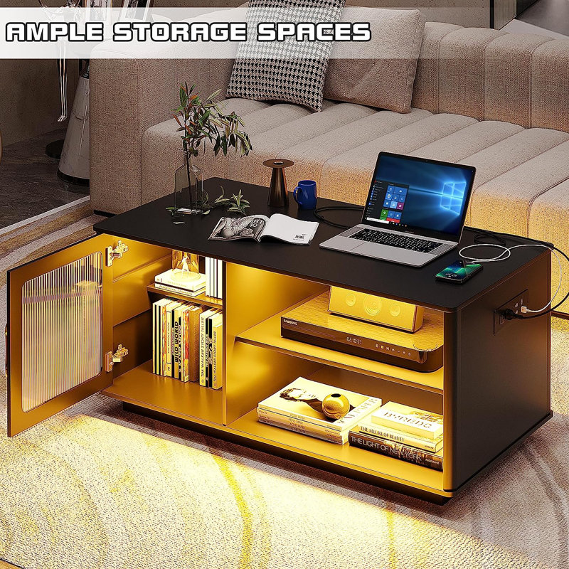 Single Coffee Table, Black