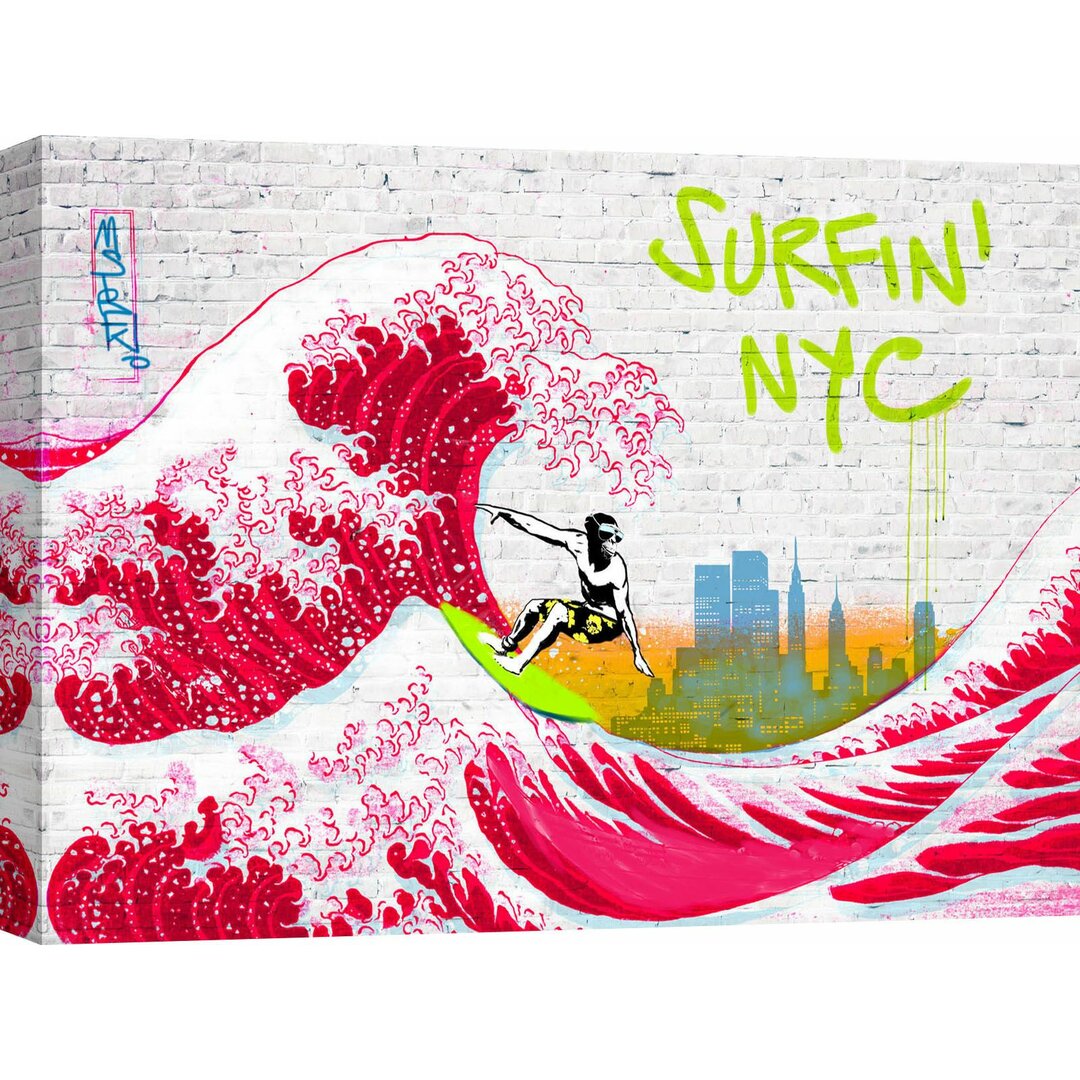 Leinwandbild Surfin' NYC von Masterfunk Collective