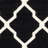 Rodgers Hand Woven Flat Weave Wool/Cotton Geometric Rug in Black/Ivory-283924062