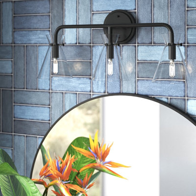 Éclairage de salle de bain à intensité variable 3 lumières Chew Magna