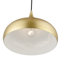 Luminaire suspendu doré doux 1 lumière