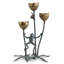 Frog and Flower Trio Candleholder