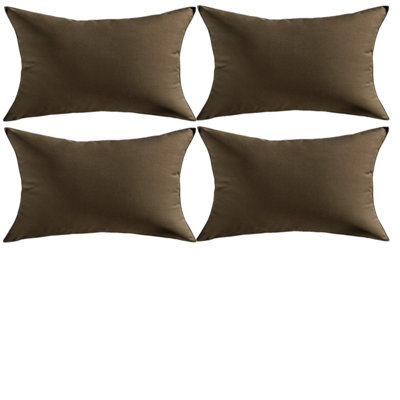 Set Of 4 Outdoor Waterproof Pillow Covers