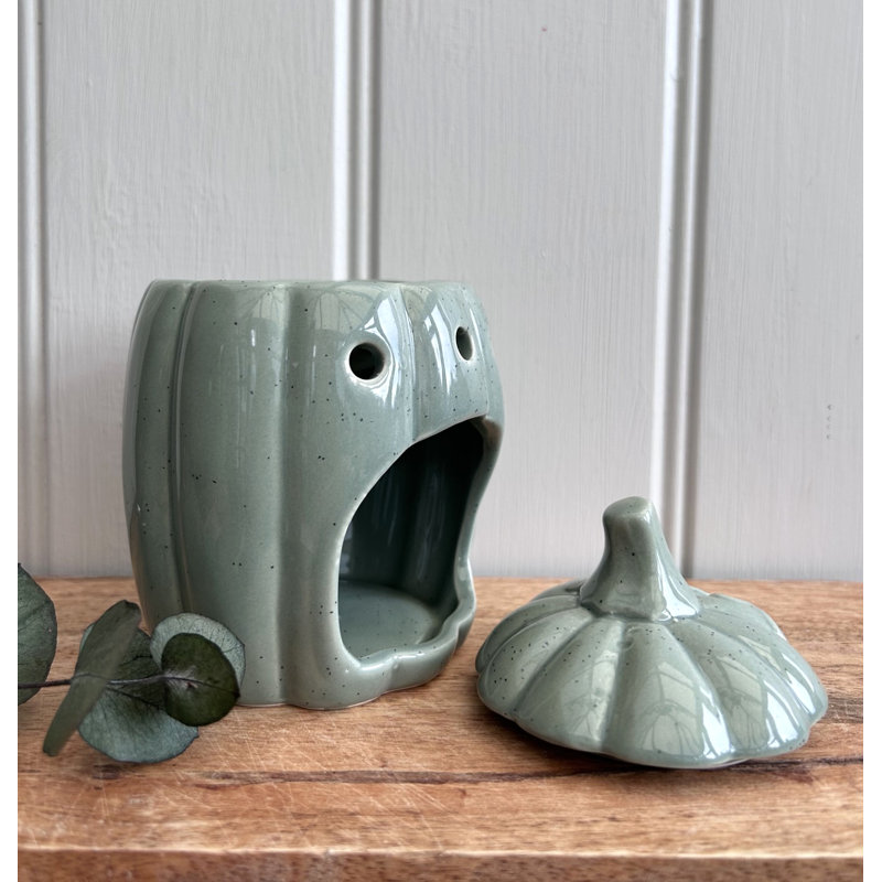Ceramic Tabletop Wax Warmer, Sage Green