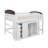  Loft Bed With Storage Cabinet, Wardrobe & Integrated Lighting, Sturdy Wooden Loft Bed With Ladder & Safety Rails For Teens-645069590-645069673