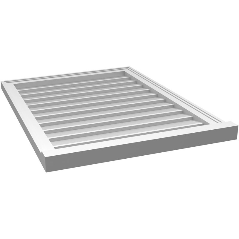 Cadre de seuil Brickmould, brun clair apprêté, H 34 po x l 26 po x P 2 po