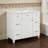 Bathroom Vanity with Ceramic Sink, Soft Close Doors, Adjustable Shelves and 3 Drawers-1617385090