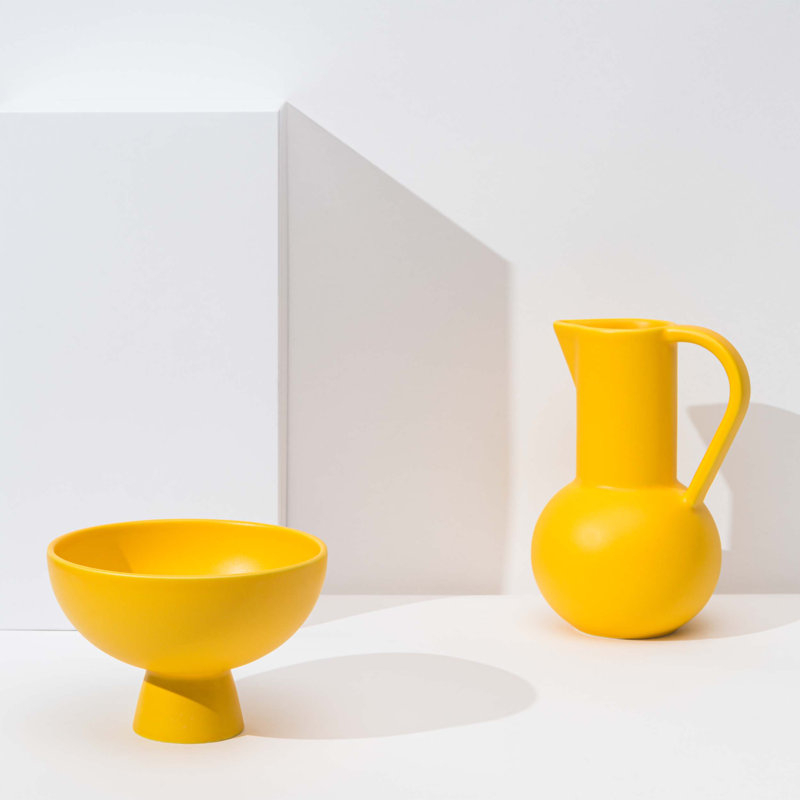 Strøm Bowl by Nicholai Wiig-Hansen, Freesia, 5.91" H x 8.66" W x 8.66" D