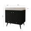 Meuble-lavabo avec lavabo, 2 portes et tiroir inférieur-700797456