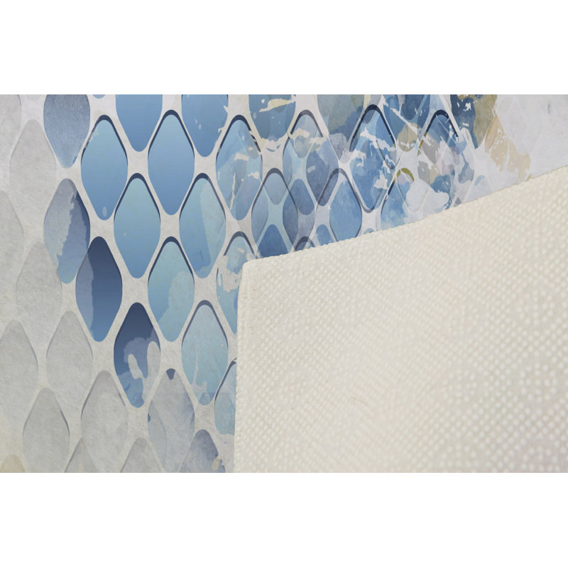 Premium Hall Carpet (3.3 x 6.6 ft), 100% Polyester, 0.4 in Pile Height | Antibacterial, Non-Slip PVC Dot Underside | Machine Washable, 3D Digital Printing | Ideal for Living Room, Bedroom, and Entryway Decor