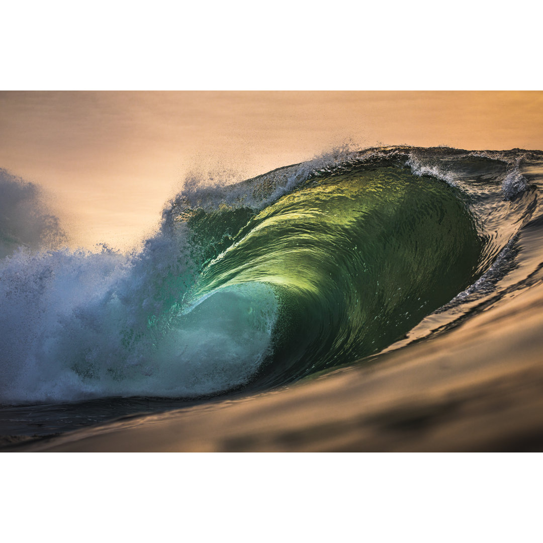 Große Welle auf See - Leinwandbild