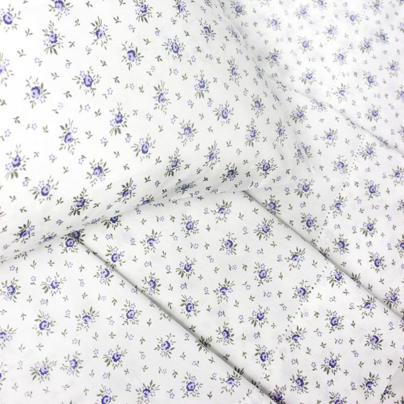 Ensemble de draps en percale 100% coton 200 fils Selma, Double, Mauve