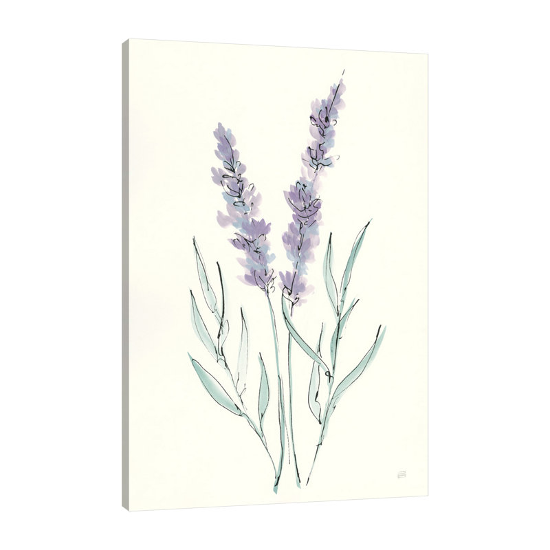 "Lavender III", toile tendue par Chris Paschke, H 30 po x l 20 po x P 1,5 po