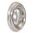Round Metallic Silver Convex Wall Mirror
