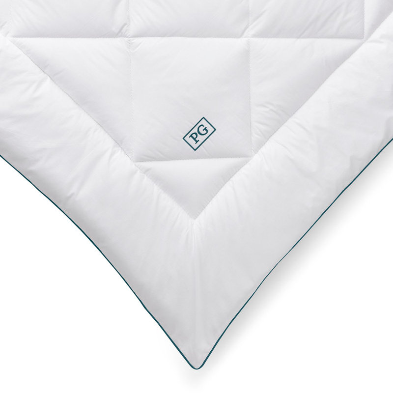 Full White Wool Down Alternative Mattress Topper