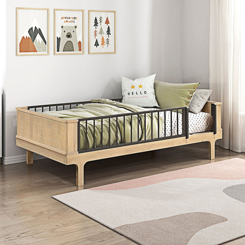 Lit plateforme en bois