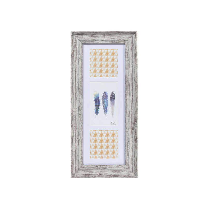 Ravinia Gray Matte Picture Frame with Mat