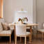 Luminaire suspendu scandinave à 1 lumière avec accents en bois 1 lumière-619977260