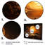 Verre de feu saturn planète II - art mural de la planète espace-1282425500-1282425503