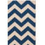 Tapis intérieur / extérieur bleu marine / beige Arneshia-20794247