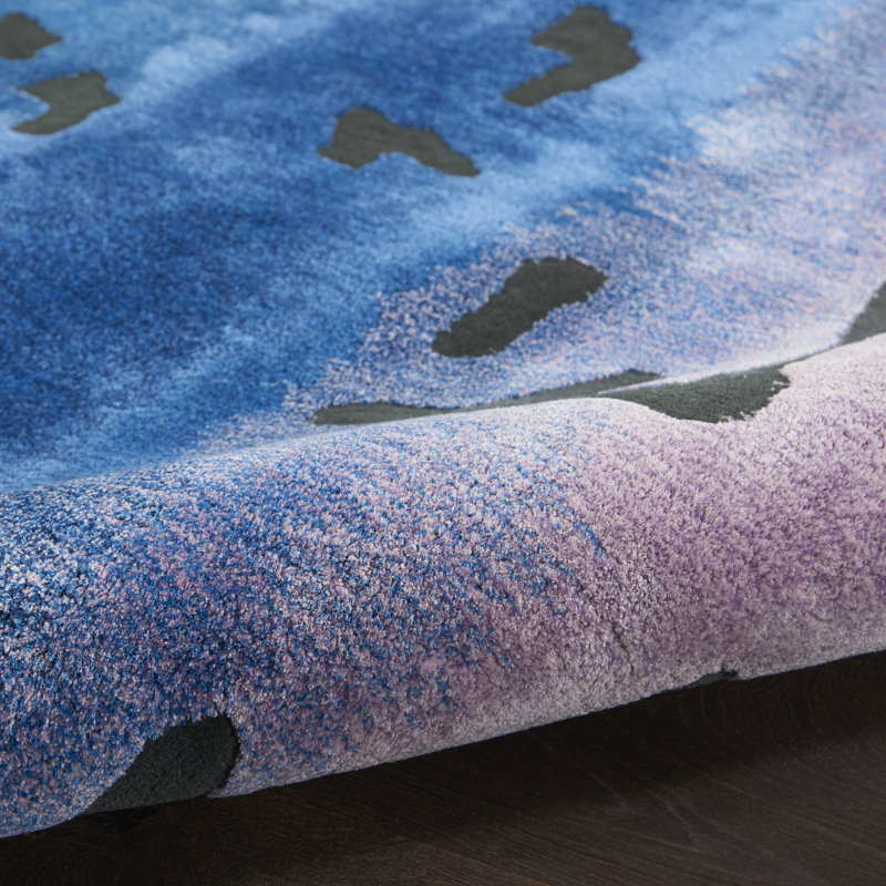 Chamarra Abstract Wool Hand Woven Area Rug, Rectangle 114 x 175cm