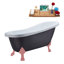 61'' x 27.6'' Freestanding Soaking Acrylic Bathtub-76707069-90754237
