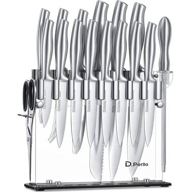 AIRPJ 21 Piece Stainless Steel Knife Block Set US-KS-4