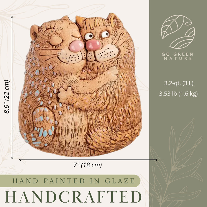 Flurin Cats in Love Pot Planter